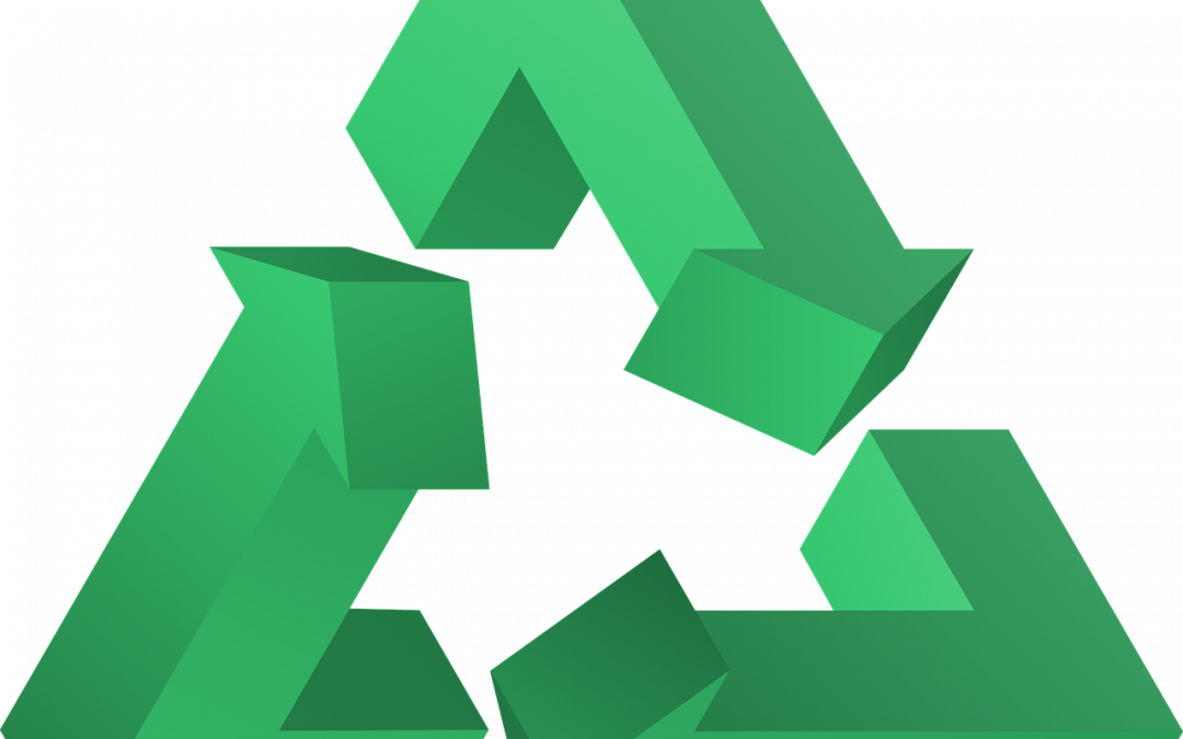 reuse Logo drei grüne Pfeile