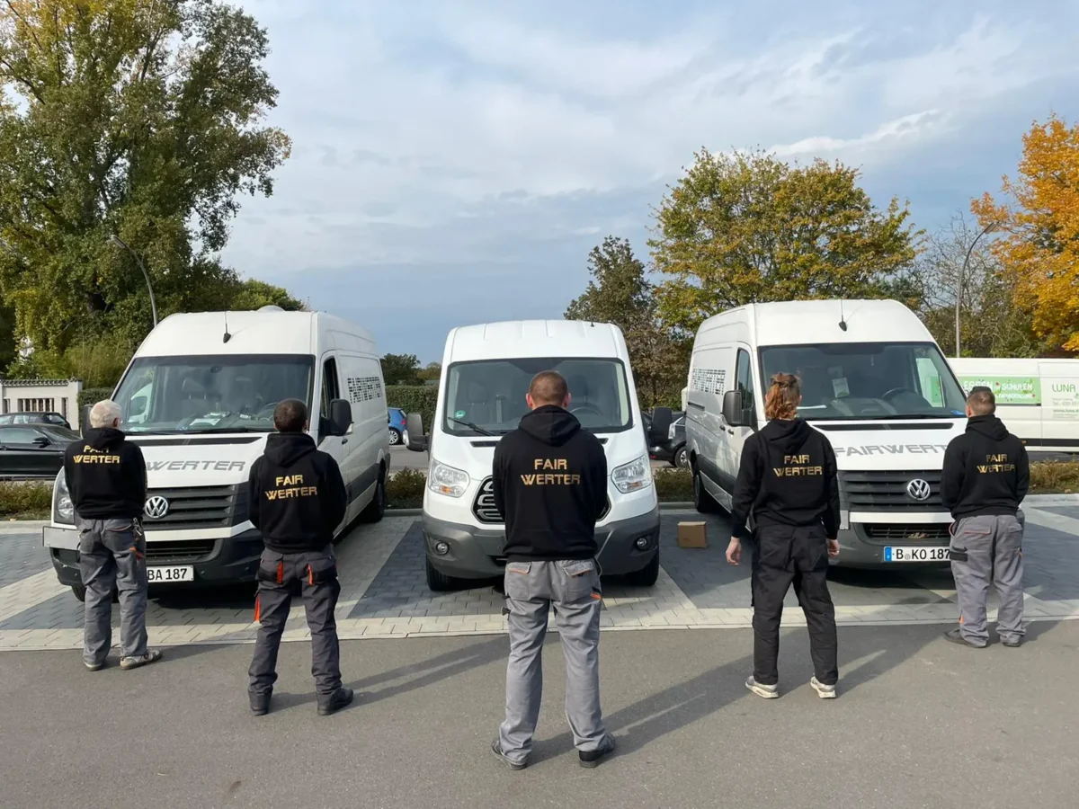 FAIRwerter_Berlin Unser Fuhrpark und Team im Einsatz für Wohnungsauflösungen in Berlin