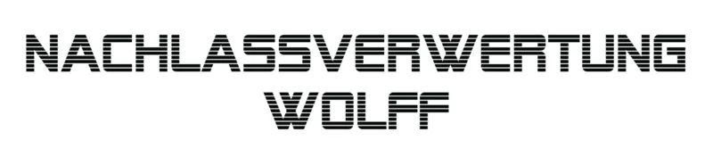 Logo_Nachlassverwertung Wolff Schriftzug Nachlassverwertung Wolff