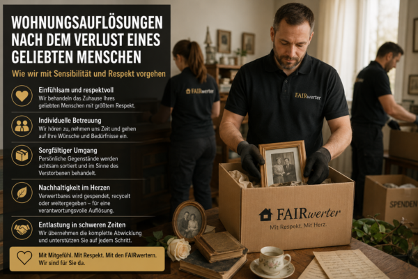 Auflösung nach Todesfall Blogbeitrag zum Thema Wohnungsauflösung nach einem Todesfall